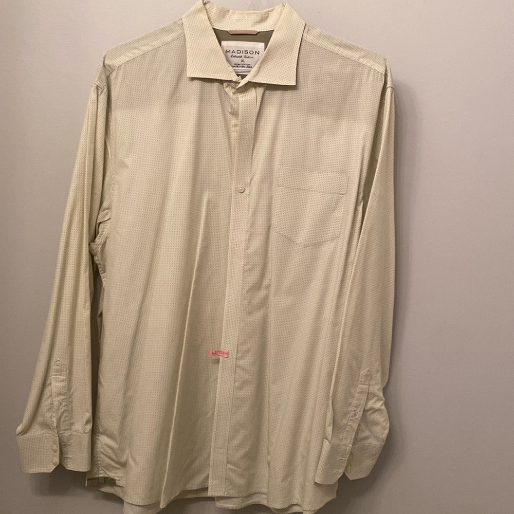 XL Men’s Dress Shirt Relaxed Cotton